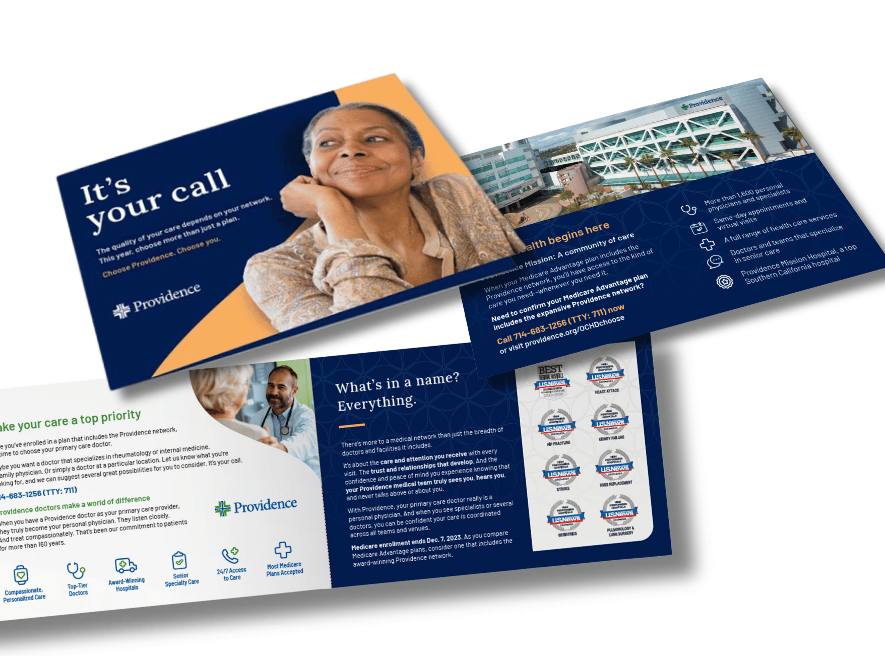 image of Providence direct mail pieces